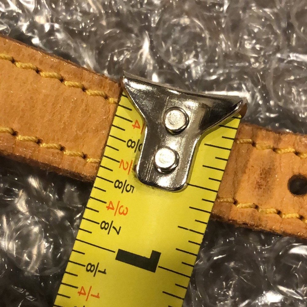 LOUIS VUITTON Replacement Vachetta Leather Shoulder Strap without LV Clasps - Picture 14 of 14